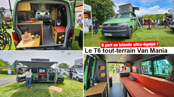 van mania nous présente son van flagship : le t6 offroad iceland edition avec kit north