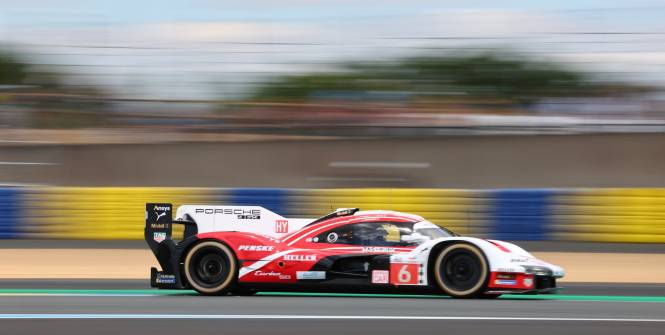 porsche signe le meilleur temps de la journée test au mans