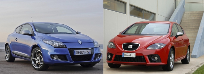 Renault Mégane GT TCE vs Seat León TFSI FR, des seconds couteaux bien affûtés, dès 6 000 €