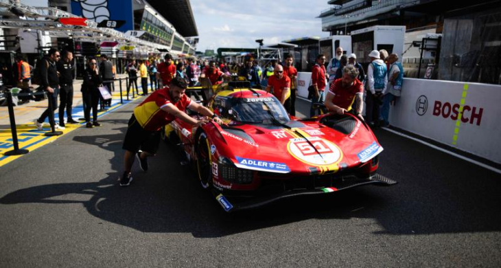 24h du mans : coup dur pour ferrari, la voiture tenante du titre pénalisée !