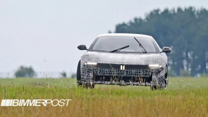 un étonnant coupé bmw surpris en pleine phase de test