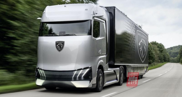 et si peugeot se lançait dans la production de camions ? nous avons imaginé son tout premier tracteur