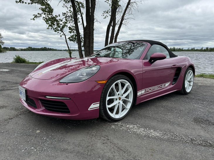 essai routier porsche 718 boxster 2024 : pour le simple plaisir de conduire