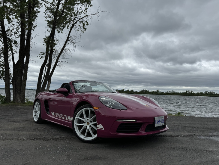 essai routier porsche 718 boxster 2024 : pour le simple plaisir de conduire