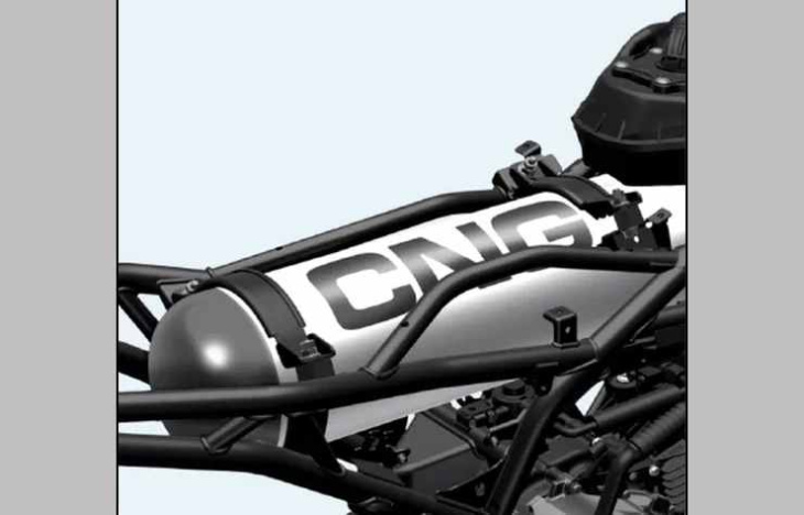 bajaj 125 freedom cng, la première moto au gaz commercialisée