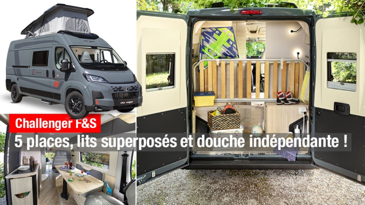 fourgon challenger f&s… comme family-sport, avec lits superposés ou maxi-soute