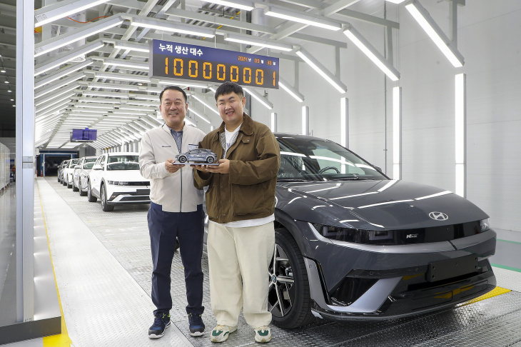 hyundai franchit le cap des 100 millions de véhicules en 57 ans