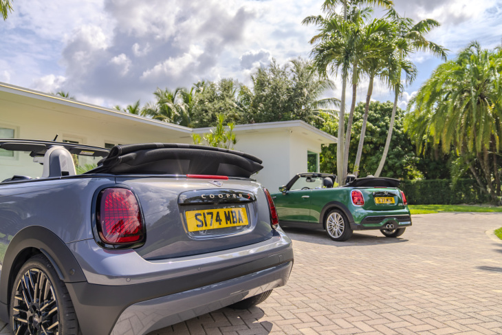 la nouvelle mini cabriolet est prête à faire tomber le toit et à faire tourner les têtes