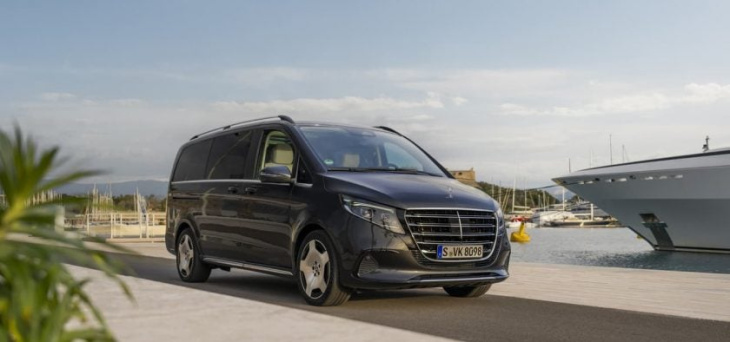 mercedes, classe v/eqv, on a testé le mercedes v250d extra long, le transporteur des grandes familles.