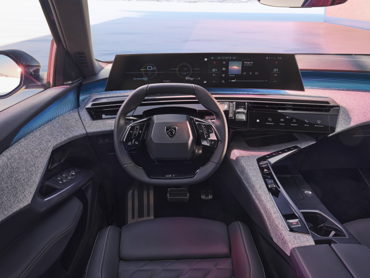 mondial auto 2024, peugeot i-cockpit® panoramique : un concentré de technologie pour une expérience de conduite inédite