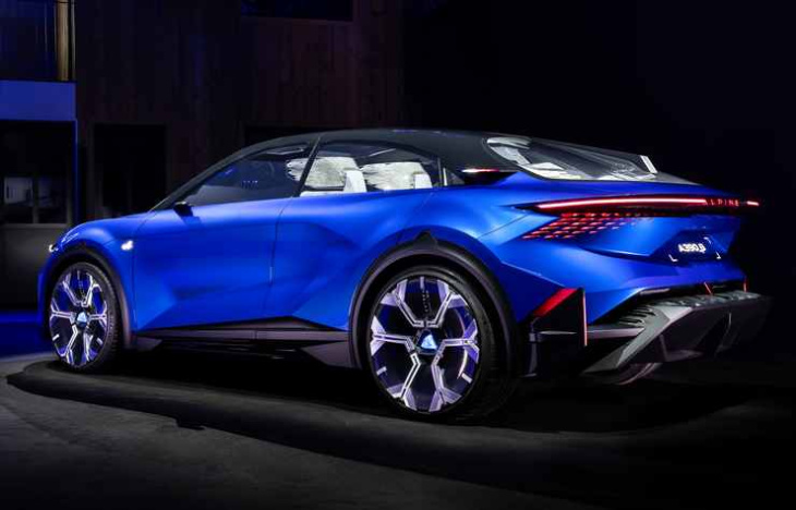 concept alpine a390, suivant le bon exemple de porsche