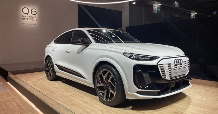 L’Audi Q6 e-tron baisse la tête en version Sportback au Mondial de l’auto