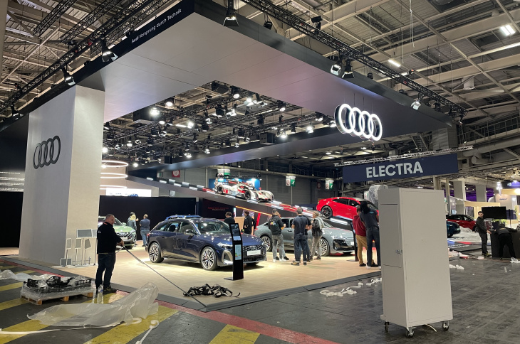 q6 e-tron, audi, mondial auto 2024, l’audi q6 e-tron baisse la tête en version sportback au mondial de l’auto