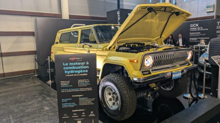 cet étonnant grand jeep cherokee restomod à hydrogène commandé par un client français célèbre !