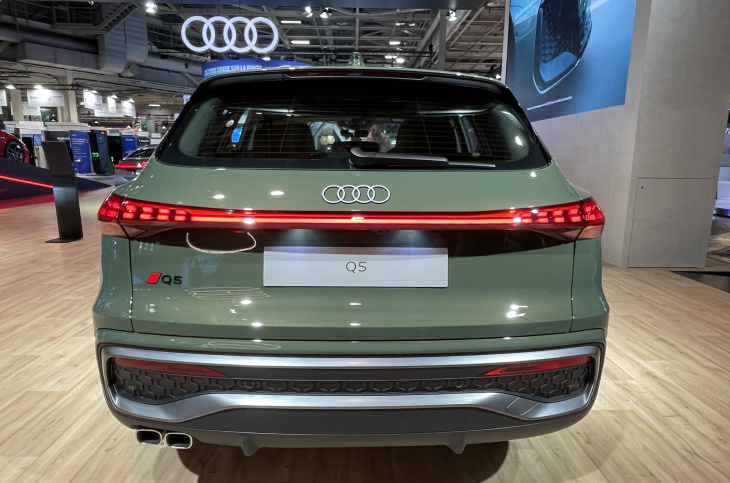 mondial auto 2024, q5 (3e generation), audi, android, l’audi q5 n’est pas là pour la figuration au mondial de l’auto 2024 (mardi)