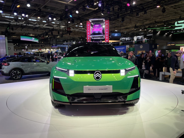 c5 aircross, citroen, mondial auto 2024, citroën c5 aircross concept au mondial de l'auto - le géant vert