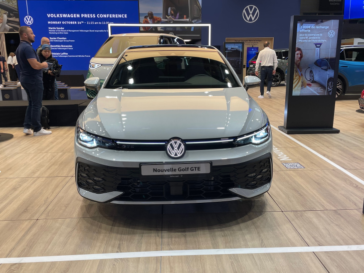 golf 8, volkswagen, golf, mondial auto 2024, volkswagen golf restylée : toujours incontournable - en direct de mondial de paris