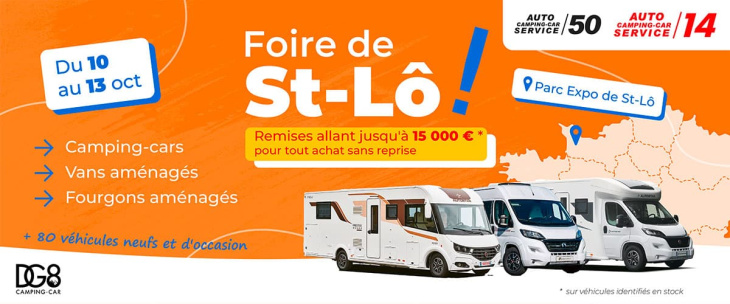 manche : auto-camping-car service présent à la foire de saint-lô, du 10 au 13 octobre