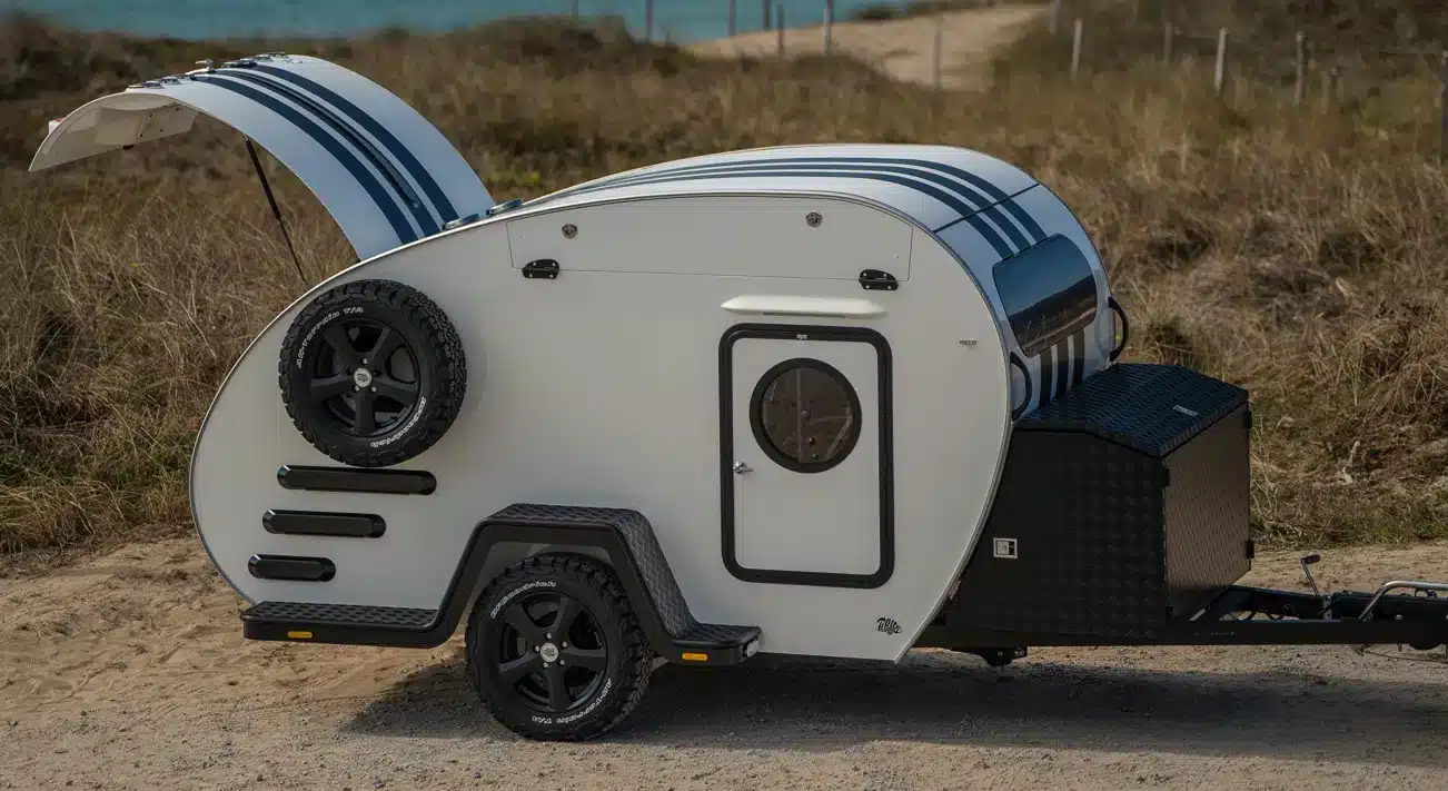 tiptop : la mini-caravane teardrop haut de gamme made in bretagne