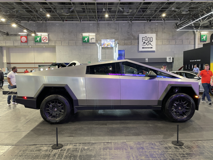 cybertruck, tesla, mondial de l'auto de paris - tesla cybertruck : une détermination inoxydable !