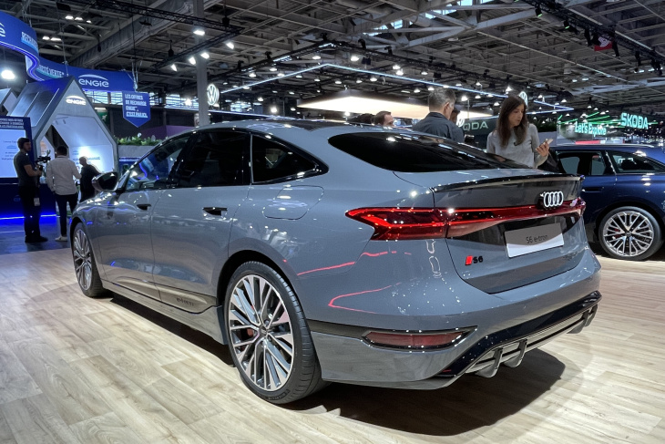 mondial auto 2024, a6 (6e generation) e-tron avant, audi, a6 e-tron, a6 (6e generation) e-tron sportback, pour sa nouvelle a6, audi ne garde que le nom - en direct du mondial de l'auto 2024