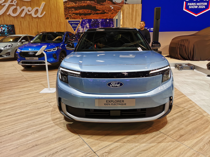 mondial auto 2024, explorer 7, ford, explorer, ford explorer électrique : peut-il partir loin ? - en direct du mondial de l'auto 2024