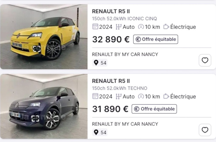 la nouvelle renault 5 est déjà dispo… sur la centrale