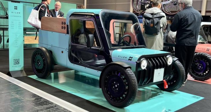 kilow la bagnole : cette jeep française électrique fait sensation au mondial de l'auto