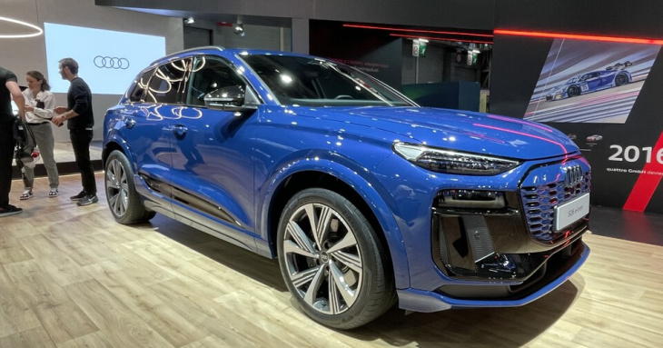 L’Audi Q6 e-tron expose sa technologie au Mondial de l’auto 2024