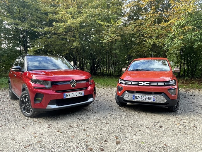 Citroën ë-C3 vs Dacia Spring: le cheap, c'est chic