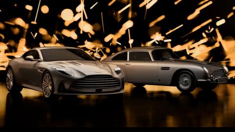 aston martin db12 goldfinger, une édition dorée en hommage à james bond