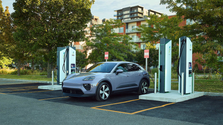 la porsche macan electric est offerte avec deux ans de recharge gratuite à electrify canada