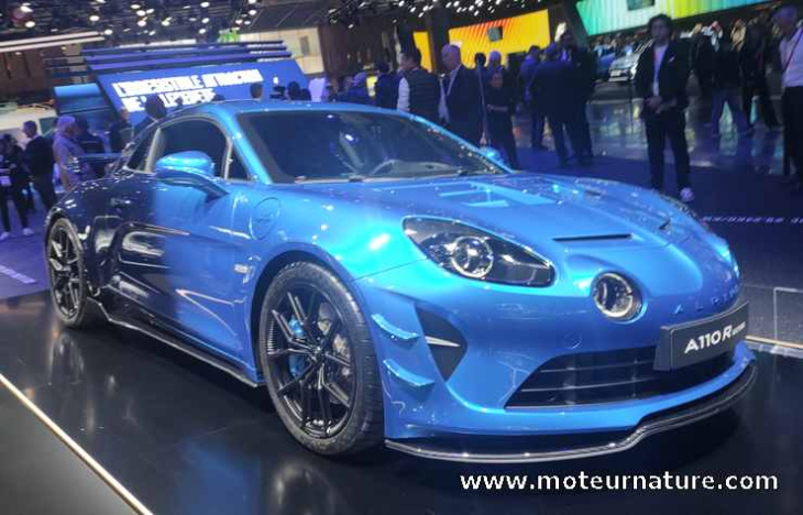 alpine a110 r ultime la bleue, la prétentieuse